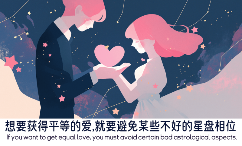 想要获得平等的爱要避免哪些星盘相位