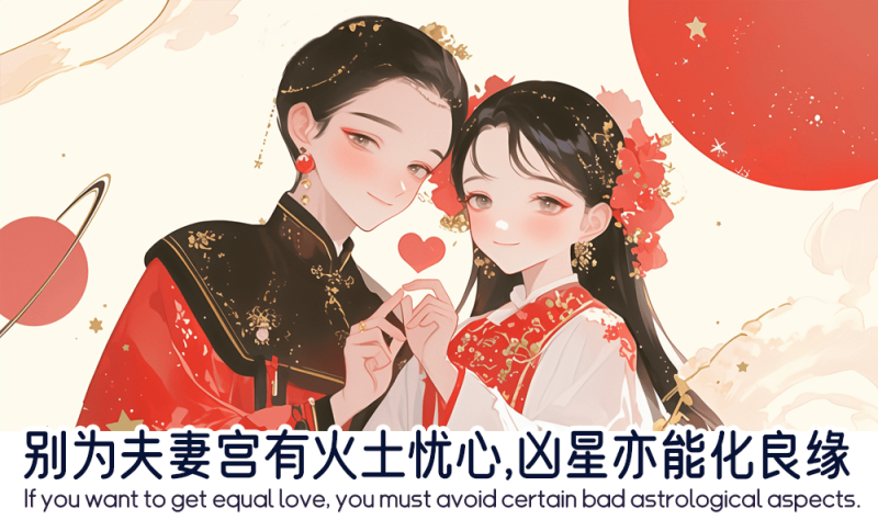别为夫妻宫有火土忧心