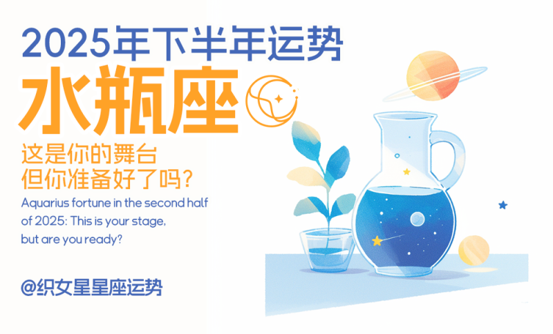 水瓶座2025年下半年运势