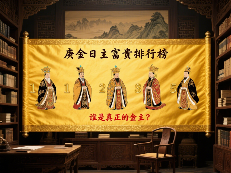 庚金日柱事业财富解析