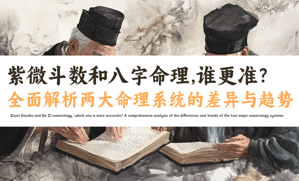 紫微斗数和八字命理，谁更准？全面解析两大命理系统的差异与趋势