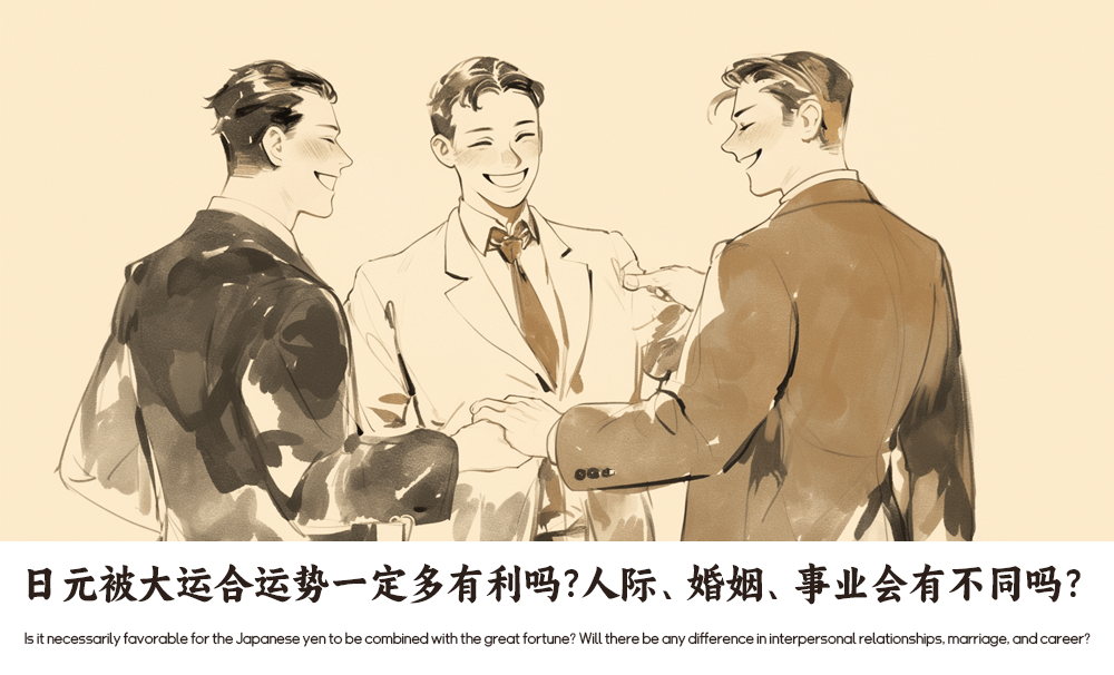 日元被大运合运势一定多有利吗？人际、婚姻、事业会有不同吗？