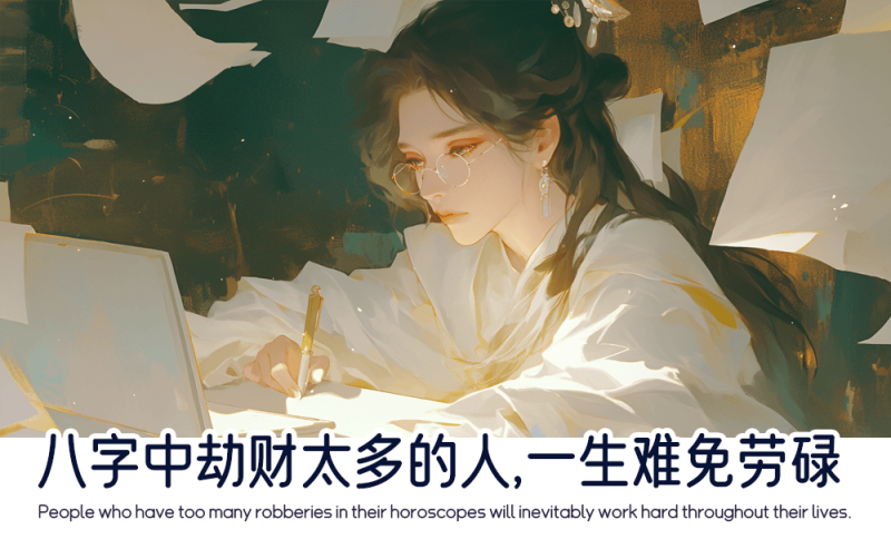 八字中劫财太多的人