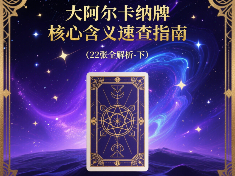 大阿尔卡纳牌基础解读