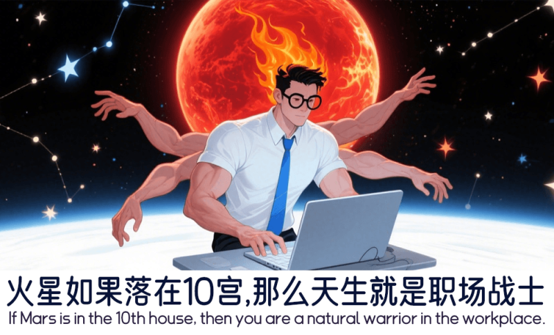 火星如果落在10宫的职场发展