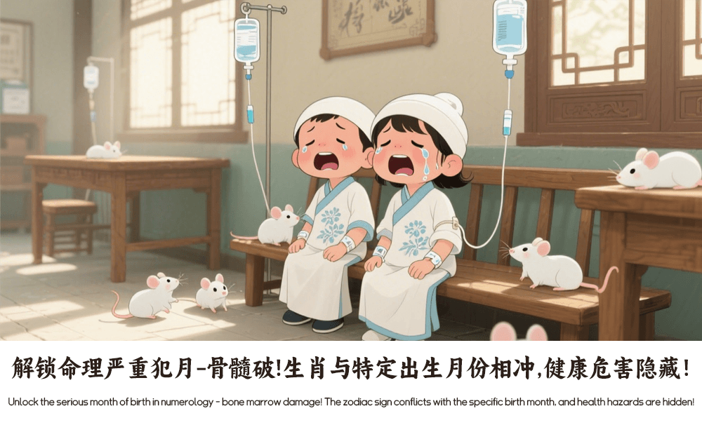 解锁命理严重犯月-骨髓破！生肖与特定出生月份相冲，健康危害隐藏！