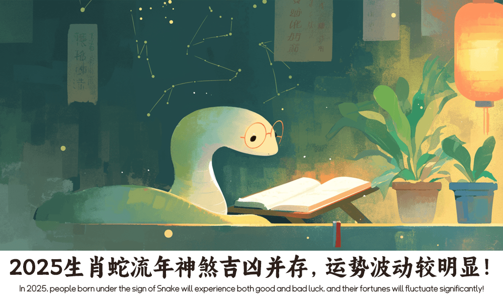 2025生肖蛇流年神煞吉凶并存，运势波动较明显！