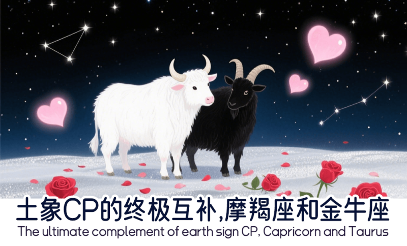 摩羯座和金牛座这对cp的互补