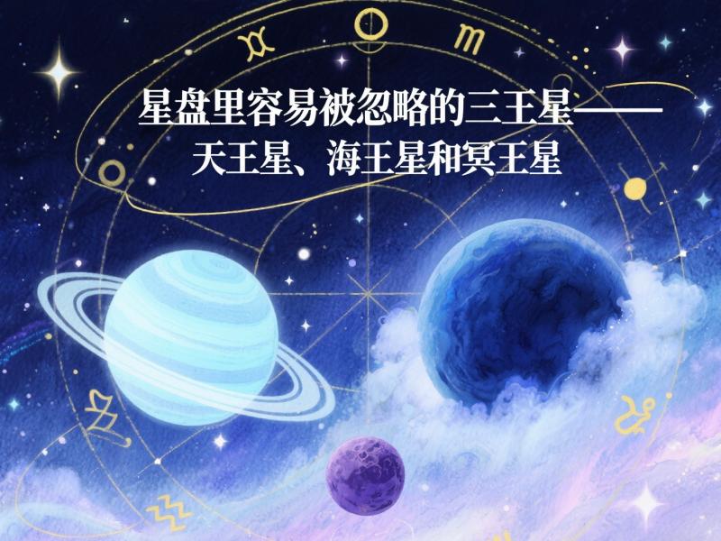星盘里容易被忽略的三王星——天王星、海王星和冥王星