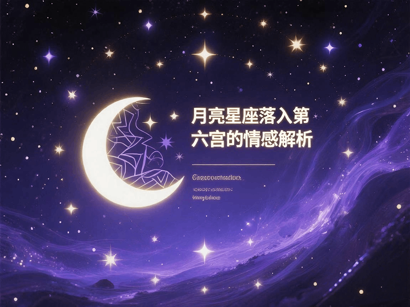 月亮落在第六宫：感情世界里的务实守护者