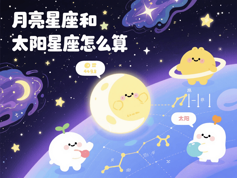 太阳星座和月亮星座：算算它们到底咋来的？