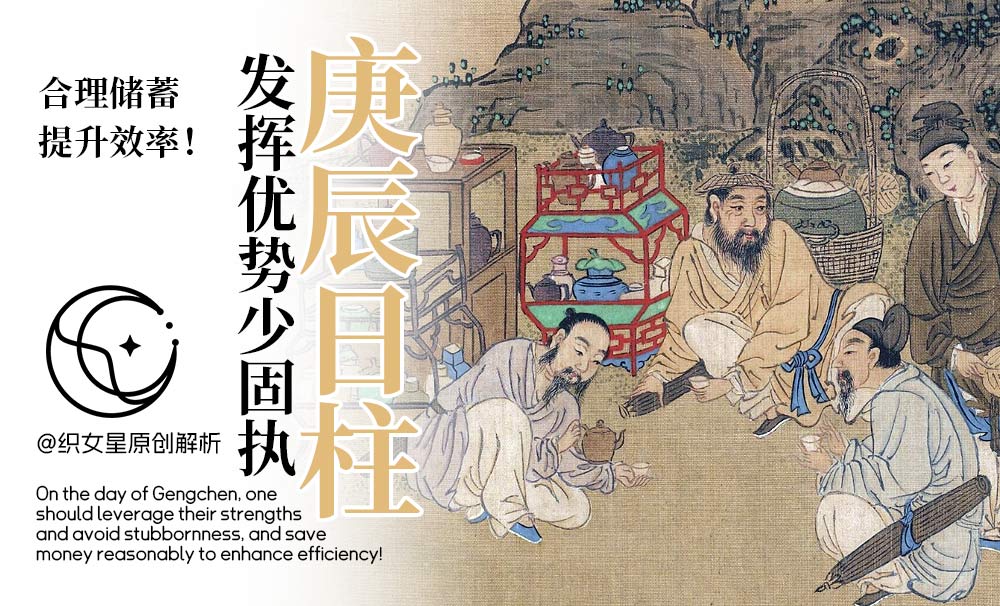 庚辰日柱发挥优势少固执，合理储蓄提升效率！