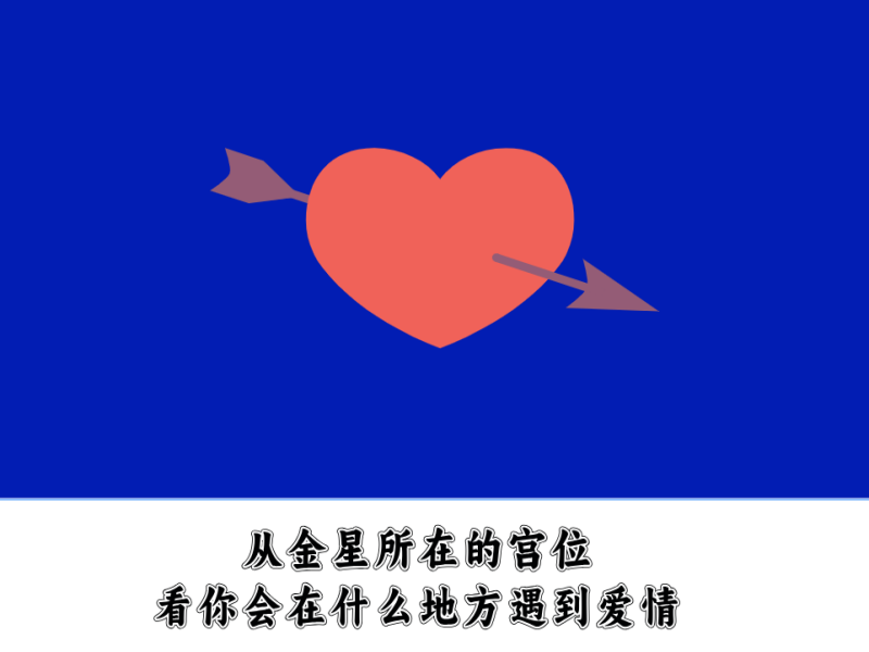 从金星所在的宫位，看你会在什么地方遇到爱情