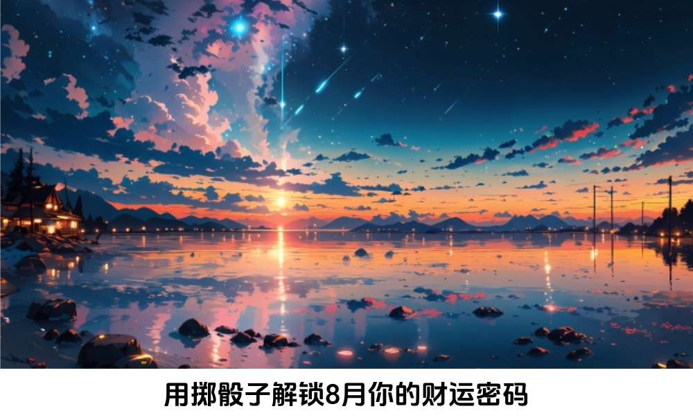 【8月财运】当金钱成为潜意识的投影：用掷骰子解锁8月你的财运密码