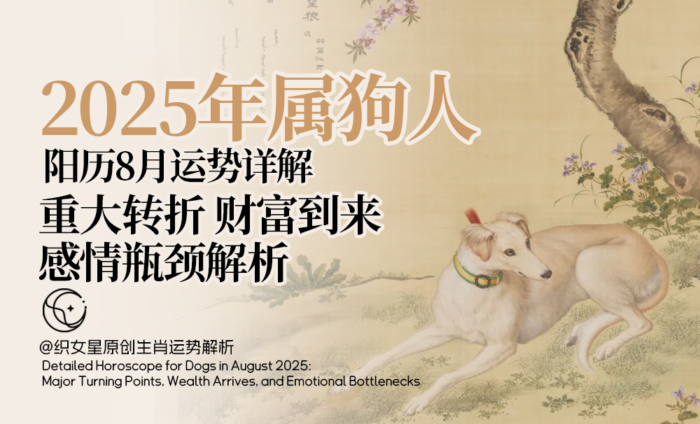 2025年属狗人阳历8月运势详解