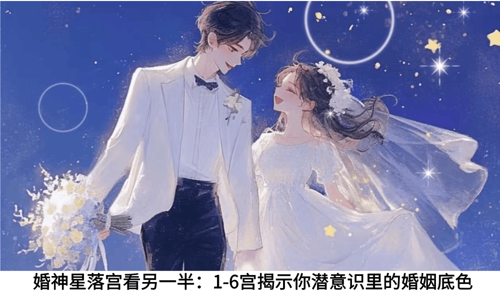婚神星落宫看另一半：1-6宫揭示你潜意识里的婚姻底色