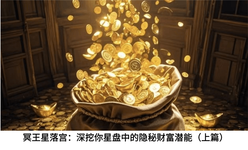 冥王星落宫：深挖你星盘中的隐秘财富潜能（上篇）