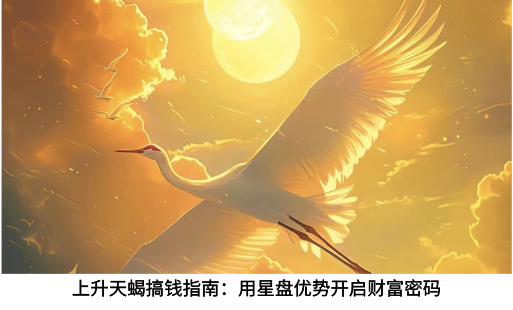 上升天蝎搞钱指南：用星盘优势开启财富密码