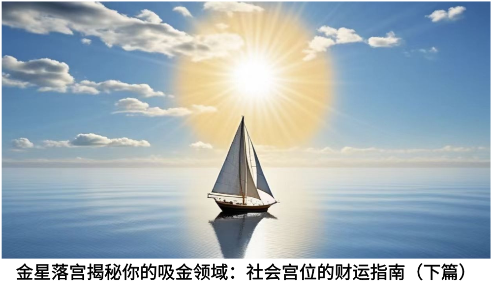 金星落宫揭秘你的吸金领域：社会宫位的财运指南（下篇）