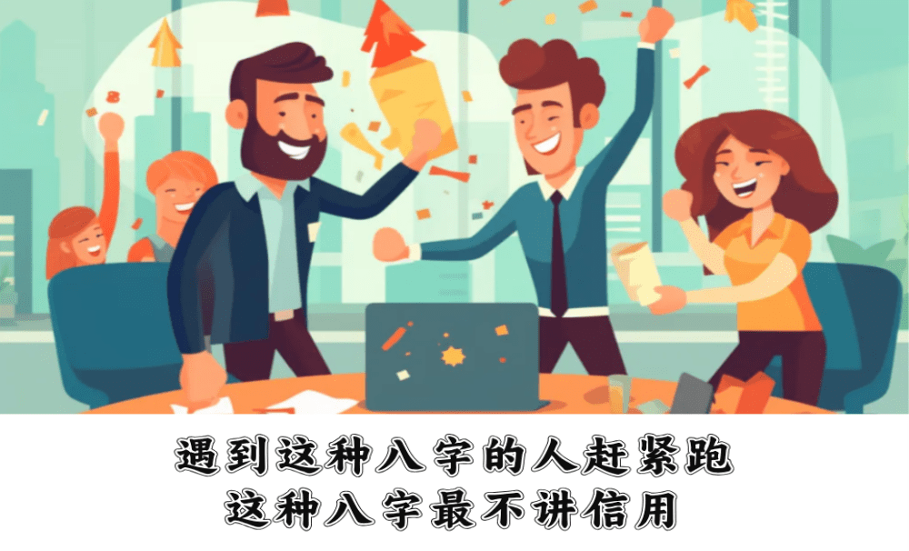 遇到这种八字的人赶紧跑，这种八字最不讲信用