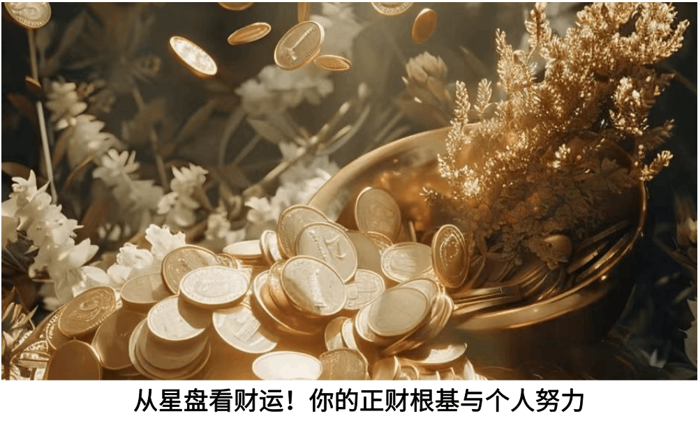 从星盘看财运！你的正财根基与个人努力