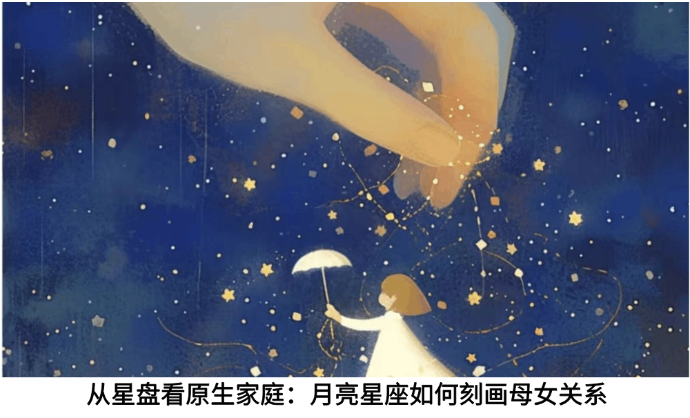 从星盘看原生家庭：月亮星座如何刻画母女关系