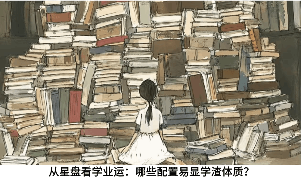 从星盘看学业运：哪些配置易显学渣体质？
