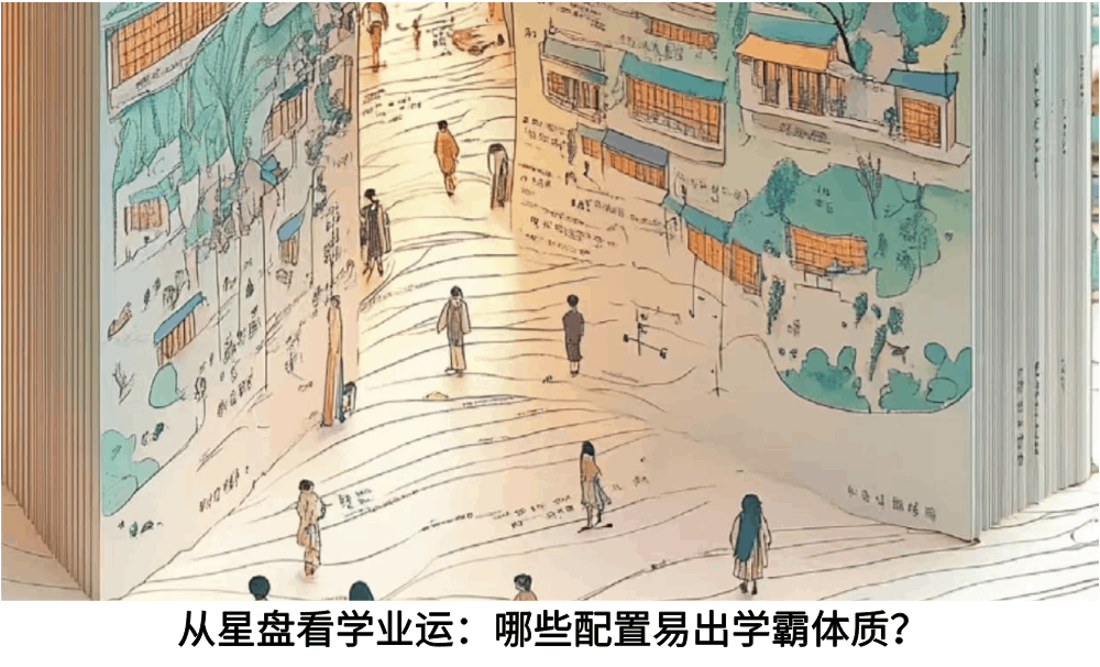 从星盘看学业运：哪些配置易出学霸体质？