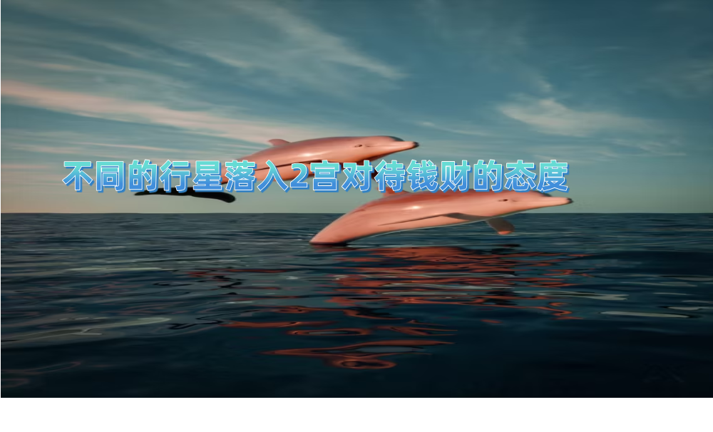 不同的行星落入2宫对待钱财的态度