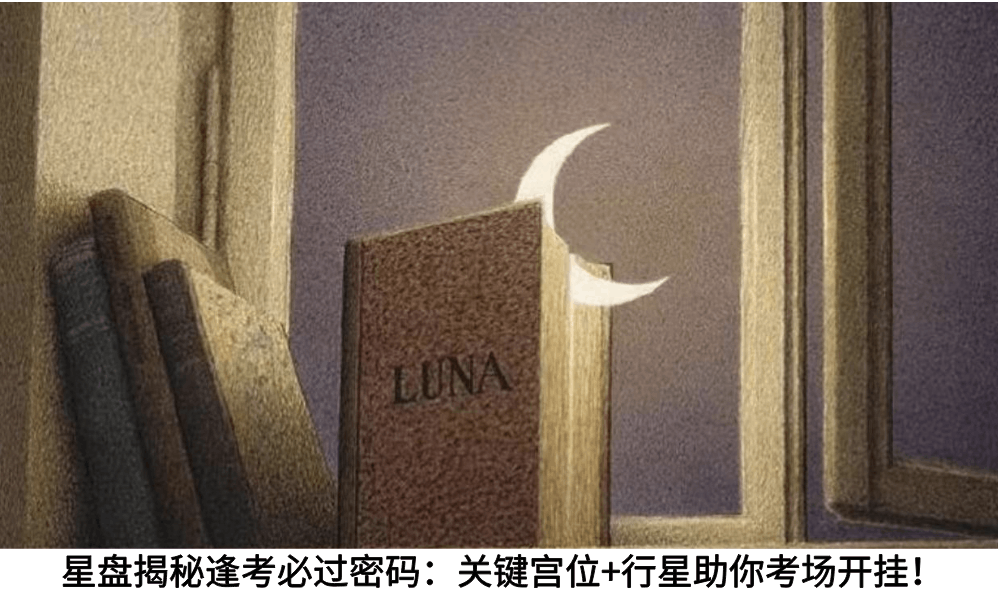 星盘揭秘逢考必过密码：关键宫位+行星助你考场开挂！
