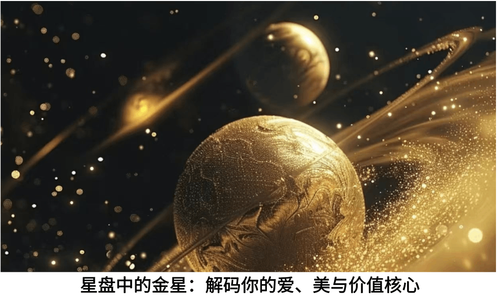 星盘中的金星：解码你的爱、美与价值核心