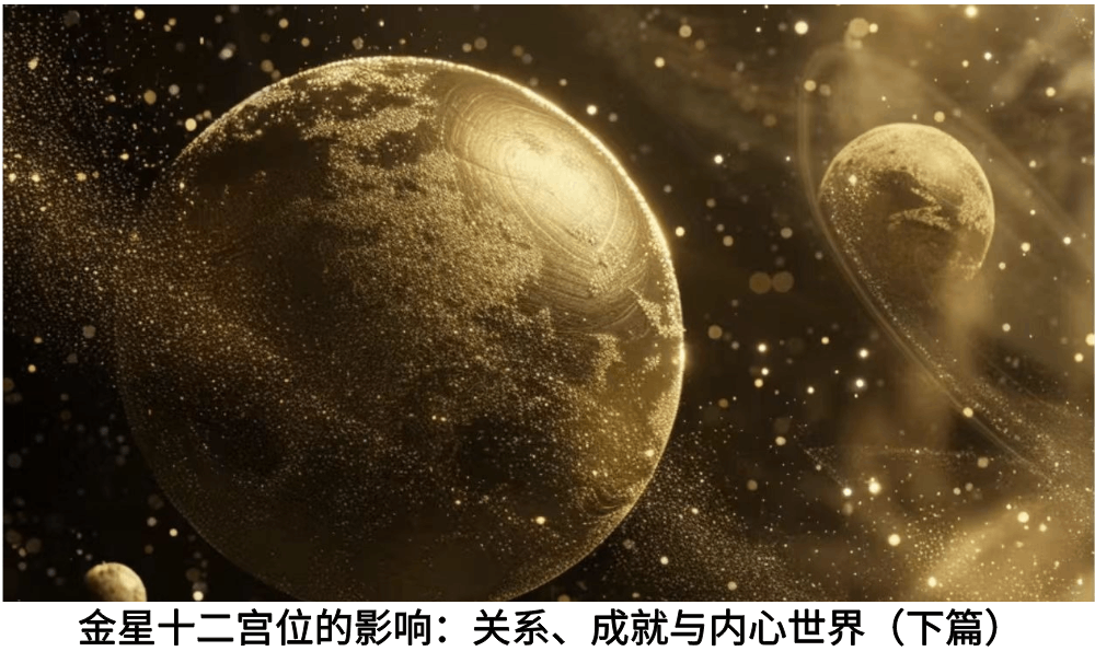 金星十二宫位的影响：关系、成就与内心世界（下篇）