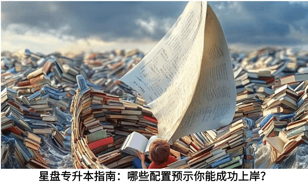 星盘专升本指南：哪些配置预示你能成功上岸？