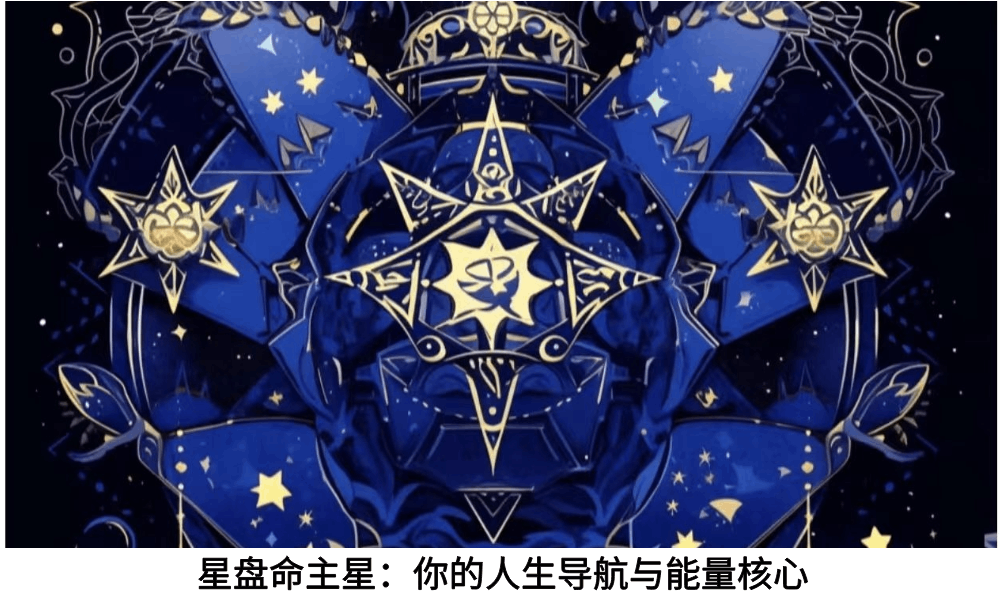 星盘命主星：你的人生导航与能量核心