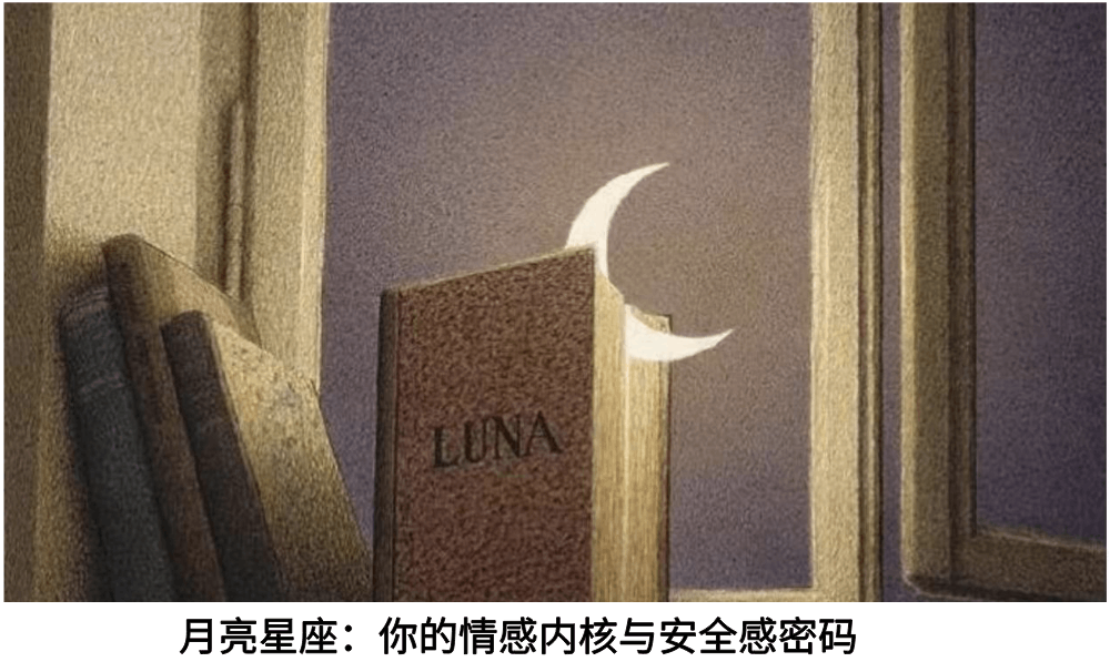 月亮星座：你的情感内核与安全感密码