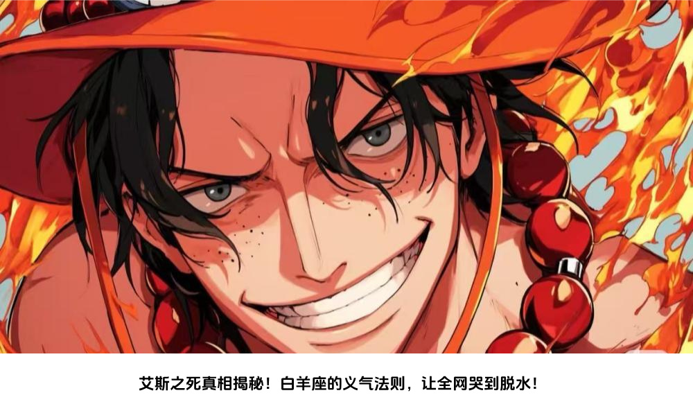 艾斯之死真相揭秘！白羊座的义气法则，让全网哭到脱水！
