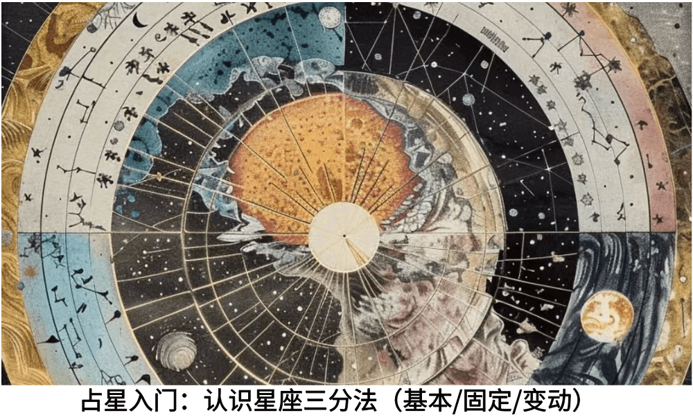 占星入门：认识星座三分法（基本/固定/变动）