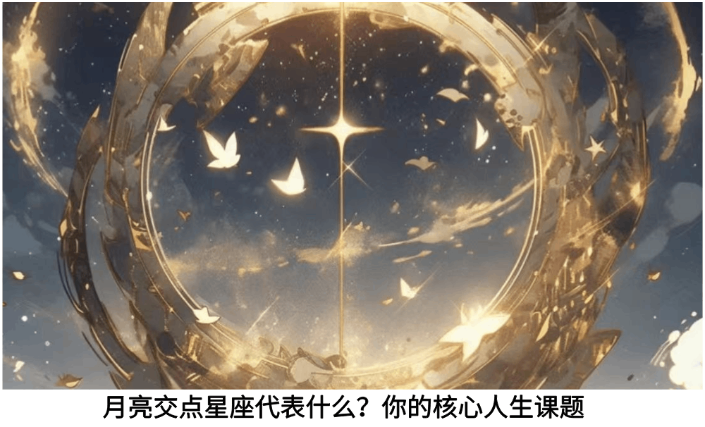 月亮交点星座代表什么？你的核心人生课题