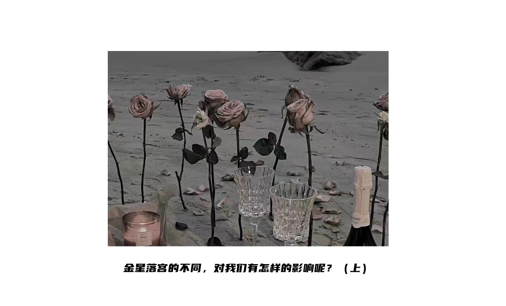 金星落宫的不同，对我们有怎样的影响呢？（上）