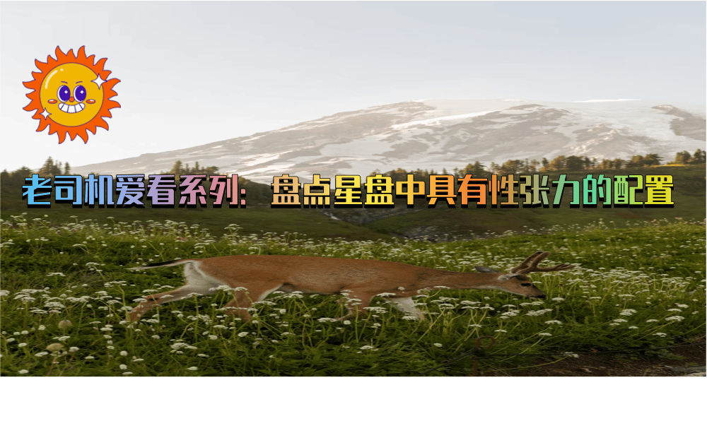 老司机爱看系列：盘点星盘中具有性张力的配置