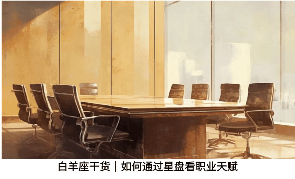 白羊座干货｜如何通过星盘看职业天赋