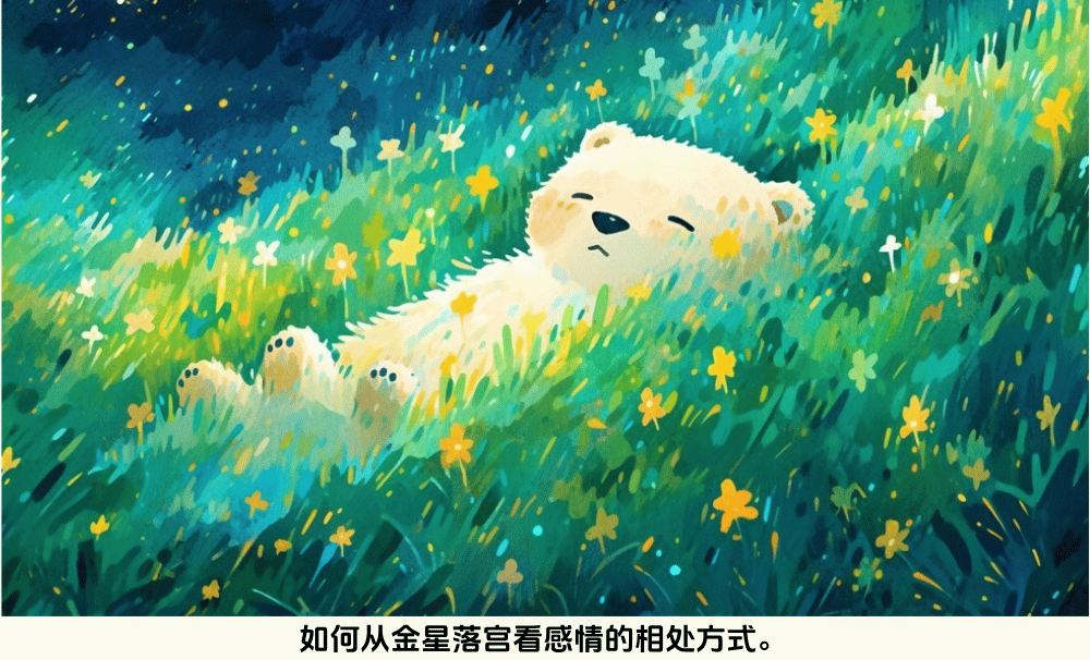 如何从金星落宫看感情的相处方式。