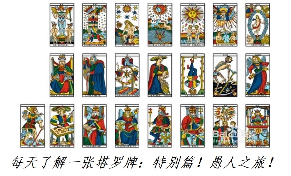 每天了解一张塔罗牌：特别篇！何为愚人之旅？（下）