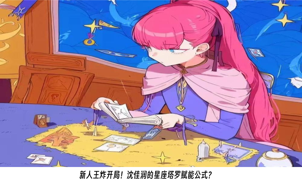 新人王炸开局！沈佳润的星座塔罗赋能公式？