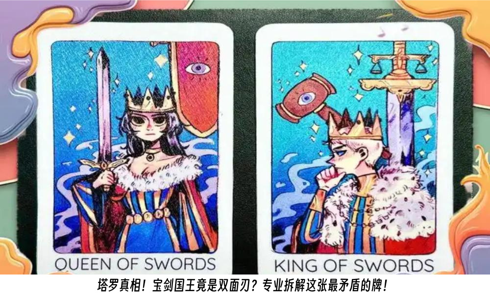 塔罗真相！宝剑国王竟是双面刃？专业拆解这张最矛盾的牌！