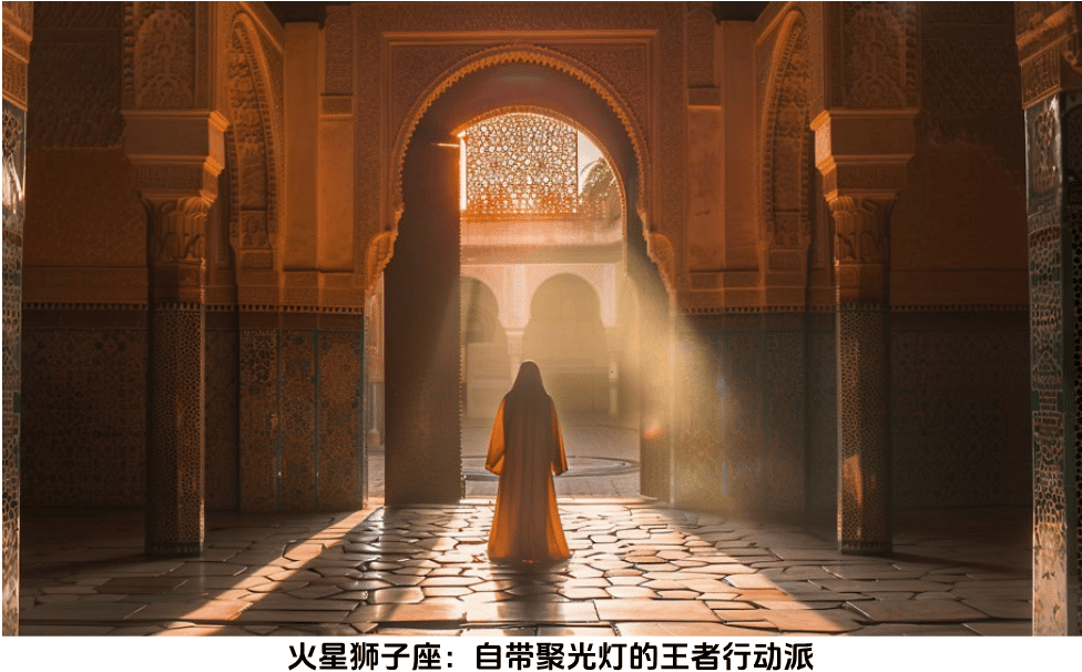 火星狮子座：自带聚光灯的王者行动派