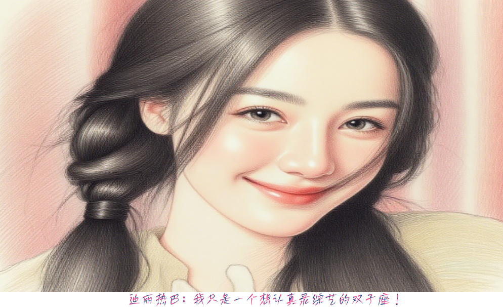 迪丽热巴：我只是一个想认真录综艺的双子座！