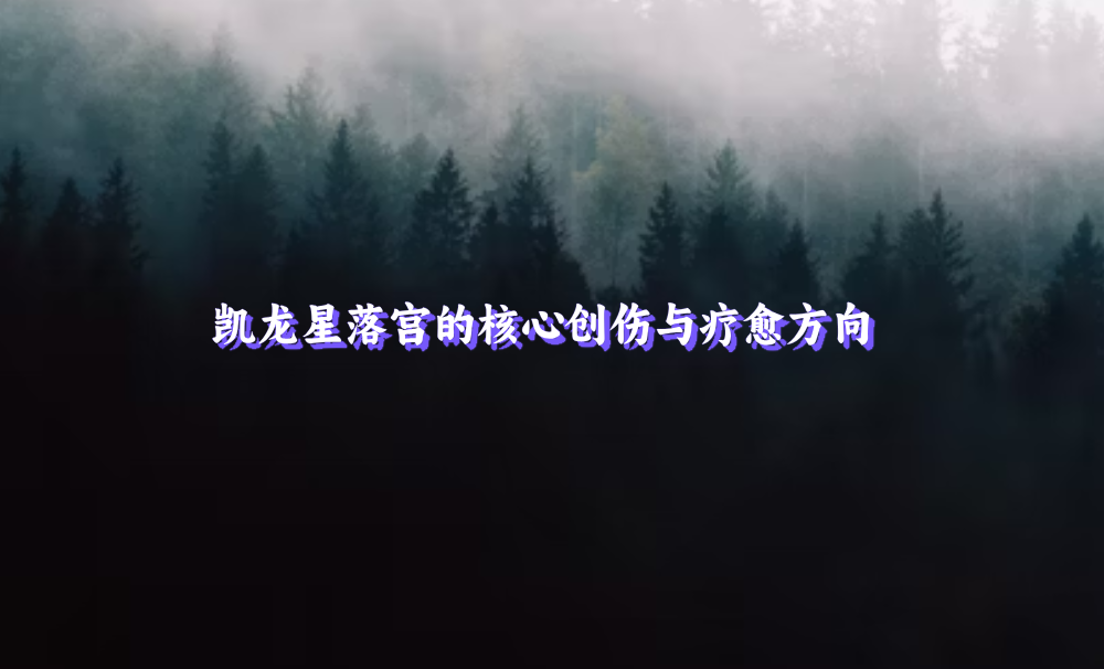 凯龙星落宫的核心创伤与疗愈方向