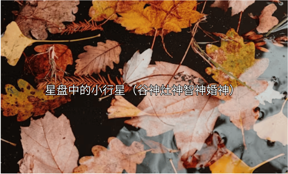 星盘中的小行星（谷神灶神智神婚神）