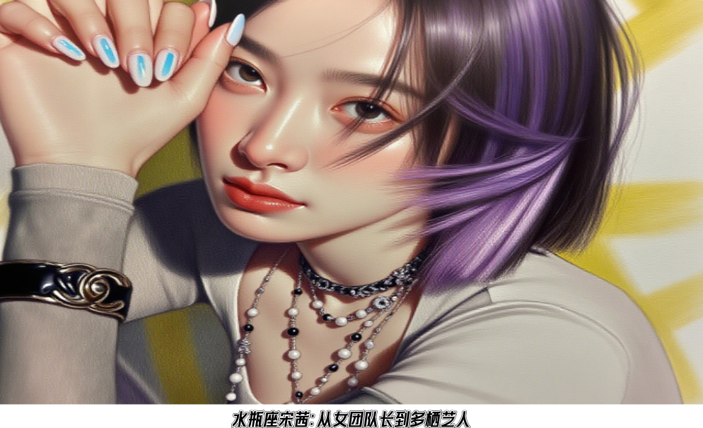 水瓶座宋茜：从女团队长到多栖艺人